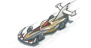 How to draw a car for kids: Sketch It F1 In Schools Global