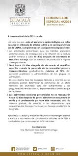 Retroceden 10 estados a naranja; Facultad De Estudios Superiores Iztacala Unam Mexico