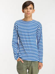 Впервые такие майки появились на флоте, потом перекочевали в. Telnyashka Detskaya H B 100 Golubaya Polosa Vdv Morskaya Tema Militari Magazin