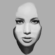 Next, draw 2 almond shapes on the horizontal line to make the eyes, and draw a nose so the bottom of the nose is halfway between the. Draw Face With Digital Painting Of Your Request By Hafzical Fiverr