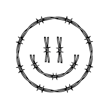 Pin By Sydney Le Fever On G R A P H I C S Barbed Wire Tattoos Barbed Wire Art Barbed Wire Drawing
