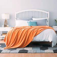 Make your home as cosy as possible with throws and blankets made from the most luxurious of fabrics at cox and cox. Bedsure Fleece Blanket Sofa Throw Versatile Blanket Fluffy Soft Throw For Bed And Couch King Orange 270x230cm Amazon Co Uk Home Kitchen