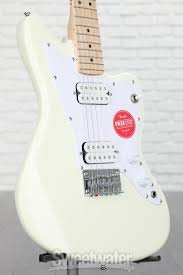Squier by fender mini jazzmaster hh olympic white guitar *ewh677. Squier Mini Jazzmaster Hh Electric Guitar Olympic White With Maple Fingerboard Sweetwater