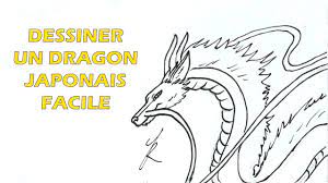 Dessin dragon japonais facile, comment dessiner un dragon Japonais - YouTube
