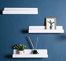 Best reviews guide analyzes and compares all floating shelves of 2021. Amazon Com Ieek 15 Inch White Floating Wall Shelf Modern Picture Display Ledge And Wall Book Shelves For Kids Room Wall Storage Rack For Bedroom Living Room Office Set Of 3 Home Kitchen