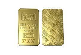 31,1 gramm die gängigste gewichtseinheit bei gold. 24k 1 Oz Credit Suisse Gold Bullion Clad Bar One Ounce Fine Gold 999 9 Replica Souvenir Coins With Different Serials Number Wish