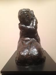 Woman Combing Her Hair An Early Experimental Bronze By Picasso At Ngv Melbourne Art Gallery