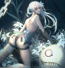 The original kainé is a character who only appears in nier replicant drama cd: Kaine Nier Gestalt Replicant An Art Print By Thececile Inprnt
