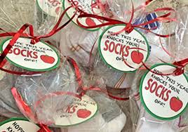 If something knocks your socks off, you find it extremely exciting or good: Knock Your Socks Off Teacher Student Gift Idea Macaroni Kid Hickory Western Piedmont