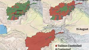 Annual weather averages in parachinar. Afghanistan Map Where The Taliban Have Control Following Rapid Advance Across Country And Kabul Takeover