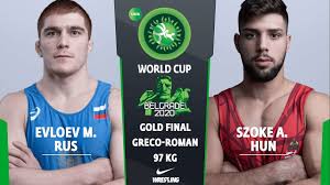 The 2021 world wrestling olympic qualification tournament was the last wrestling qualification tournament for the 2020 summer olympics in tokyo, japan. Gold Gr 97 Kg A Szoke Hun V M Evloev Rus Youtube