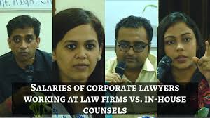 The average salary for a corporate lawyer in india is ₹699,100. Salaries Of Corporate Lawyers Working At Law Firms Vs In House Counsels Youtube