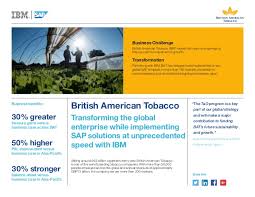 On 11 december 2007, the malaysian trades union congress submitted a complaint, on behalf of the british american tobacco employees' union. Ibm Bat Tao Case Study Pdf