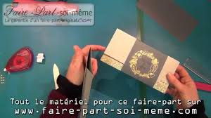 En effet, le fait de donner à l'avance l'enveloppe d'invitation permet aux invités de se faire une idée de l'évènement en préparation, voire même de. Faire Part De Mariage Gris Et Or Youtube