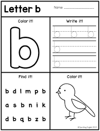 Alphabet Letter Of The Week B Letter B Worksheets Letter Activities Phonics Activities