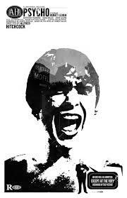 Reworked Psycho Poster Movie Posters Movie Poster Art Scary Films