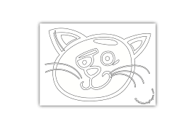 Cute cats, just missing for colors. Bored Tomcat Coloring Page Cats Coloring Pages