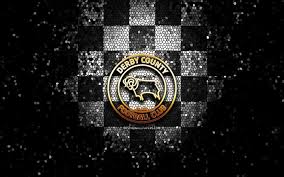 The official instagram account of derby county football club. Download Wallpapers Derby County Fc Glitter Logo Efl Championship Black White Checkered Background Soccer English Football Club Derby County Logo Mosaic Art Football Derby County For Desktop Free Pictures For Desktop Free