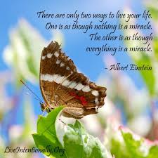 There Are Only Two Ways To Live Your Life One Is As Though Nothing Is A Miracle Meaning Inspirational Quote There Are Only Two Ways To Live Your Life One Is As Though Nothing Is A Miracle The Albert Einstein Inspirational Quotes Live Your Life