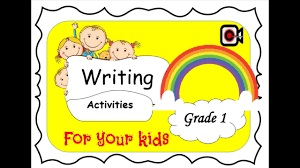 The worksheets include first grade. Writing Activities For Kids Grade 1 English Writing Competency Youtube