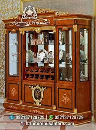 Display Cabinet Dresser Cabinet Decorative Cabinets Lemari Pajangan Lemari Hias Wine Bar Cabinet Bar Cabinet Bar Furniture