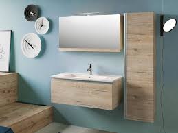 Questa specchiera per il bagno la caratterizza la praticità e il risparmio energetico. Specchio Bagno Smart Contenitore 89x17 H51 Natural Oak Iperceramica