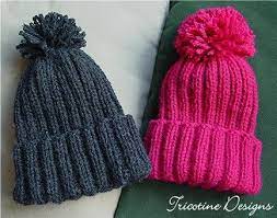 Free Pattern Snow Hats For Kids Knitting Patterns Free Hats Knitted Hats Knitted Hats Kids
