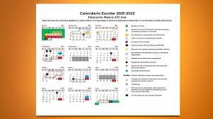 A partir del minuto 7 con 30 segundos comienza la explicación del calendario escolar. Sep Publica Calendario Escolar 2021 2022 La Clave Online