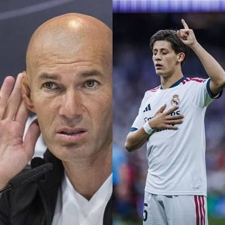  Zinédine Zidane: “Arda Güler is a great player. He has a lot of  personality. What he's doing at his age is very impressive.”