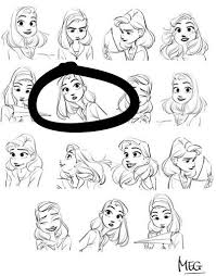 As you can see, the head is big, the neck is thin, the head back is a little bit pointy, and the. Disney Style Drawing At Paintingvalley Com Explore Collection Of Disney Style Drawing