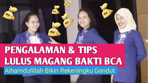 Apa pengalaman menarik kamu selama magang di perusahaan teknologi? Pengalaman Tips Lolos Magang Bakti Bca Youtube