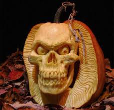 Skeletons carving pumpkin ~ vintage halloween ~ counted cross stitch pattern. Pumpkin Carving Ideas 10 Carved Pumpkin Designs