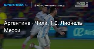 Группа а аргентина — чили — 1:1 (1:0) голы: Argentina Chili 1 0 Lionel Messi