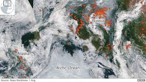 Aug 21, 2017 · the two map buttons (top right) let you switch between map view and satellite view. Arctic Wildfires How Bad Are They And What Caused Them Bbc News