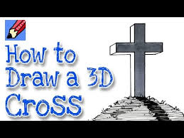 Also, look at the reflections on the lens. How To Draw A Cross In 3d Children S Author And Illustrator