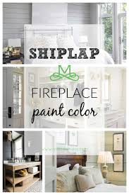 Check spelling or type a new query. Shiplap Fireplace Paint Color Maison Mass Fireplace