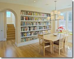 Technically this whole room in our house is the kitchen, the world's smallest dining area (when centered under the light fixture), and then a family room. Built In Bookshelves Bookshelf Design Ideas For Bedroom Stairs Kitchen