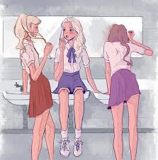 Mac Reading Haikyuu On Twitter Girls Cartoon Art Art Girl Cute Art