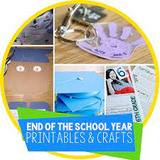 Use a pencil to draw a zigzag pattern along any one of the open ends of the folded paper. Preserving End Of The School Year Memories With Printables Crafts
