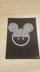 Mickey Mandala Tete De Mickey Dessin Mandala