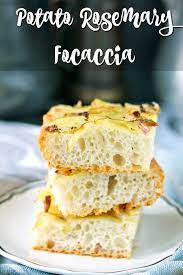 Potato Rosemary Focaccia Recipe Rosemary Focaccia Baking Focaccia