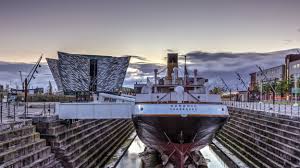 Coal and a black granite are mined around belfast. Titanic Belfast Belfast Northern Ireland United Kingdom Museum Review Conde Nast Traveler
