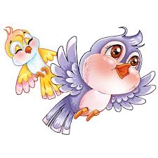 Lovely Brid Cartoon Birds Cartoon Clip Art Bird Drawings