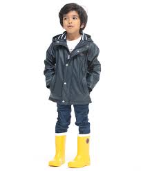 Le plus populaire des tissus pour les utilisateurs de vêtements de protection contre la pluie. Cire Impermeable Enfant Enfant Fille Mode Enfant Terre De Marins