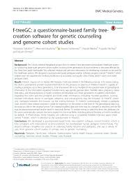 Pdf F Treegc A Questionnaire Based Family Tree Creation