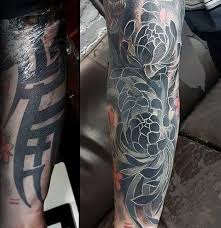 Tribal armband tattoo cover up. 50 Tattoo Cover Up Ideas Best Designs Canadian Tattoos