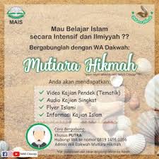 Itu supaya tidak mudah dideteksi sehingga agar tidak kena blokir lagi. Grup Wa Dakwah Mutiara Hikmah Putra Mais Cilacap