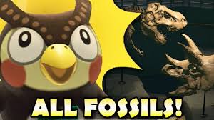 Fossil set and price list. All Fossils In Animal Crossing New Horizons 100 Dinosaur Fossil Guide Youtube