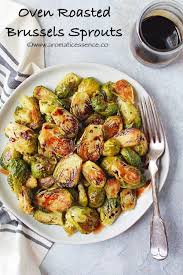 How do i make roasted brussels sprouts and bacon. Oven Roasted Brussels Sprouts With Balsamic Maple Glaze Aromatic Essence