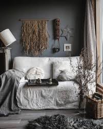 Actually, such a wall becomes more brilliant if there is a. Diy Rustic Boho With Dark Gray Walls By Storm And Clay Grey Wall Decor Grey Walls Dark Grey Walls